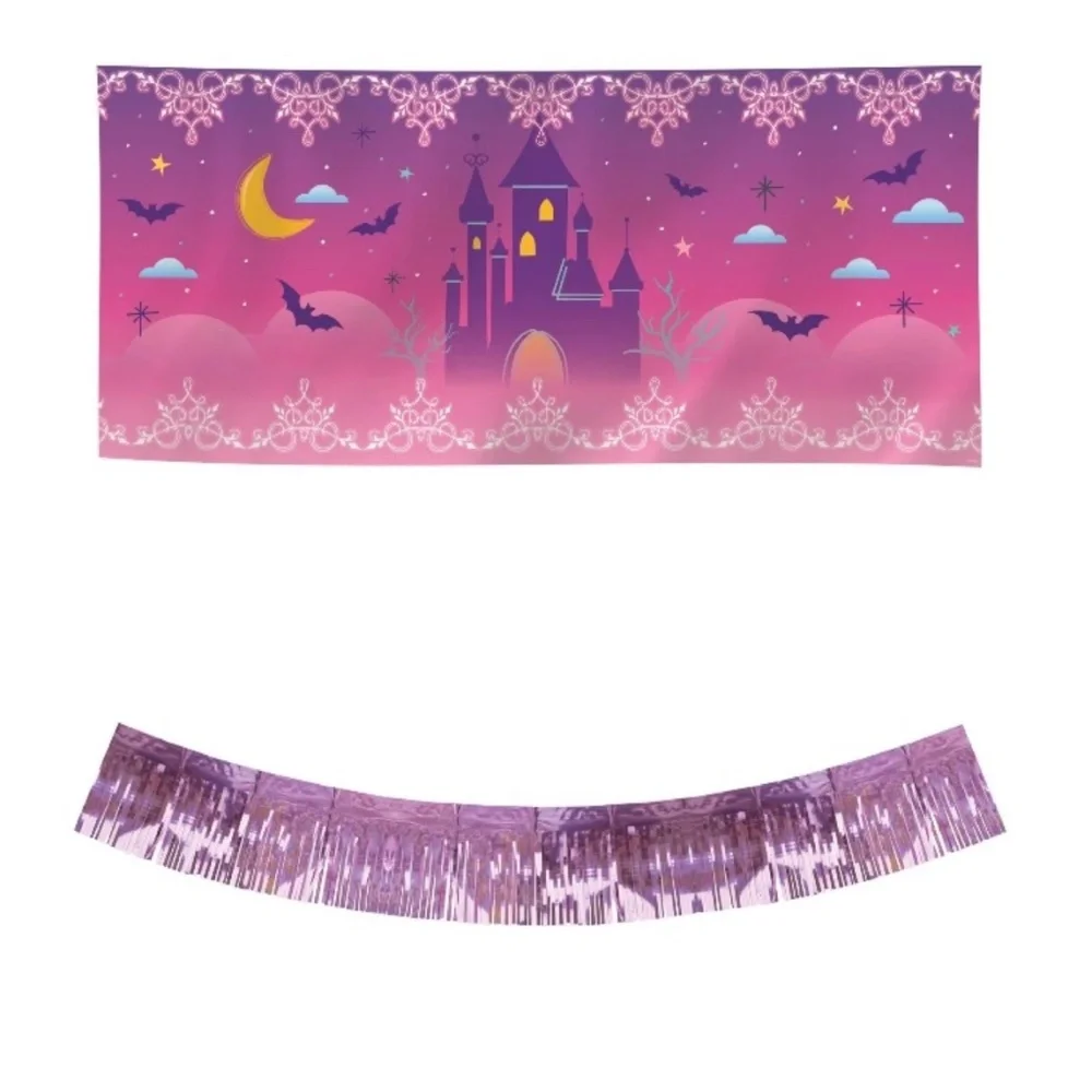 Halloween/Party 200 Piece Disney Princess Trunk or Treat Party Decorating Kit